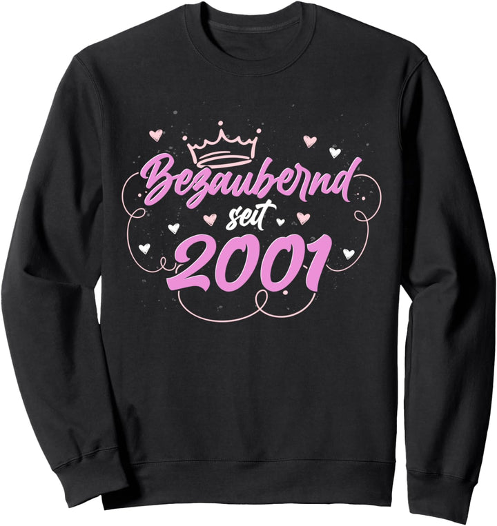 Bezaubernd seit 2001 Geschenk Frauen 21 Geburtstag Sweatshirt