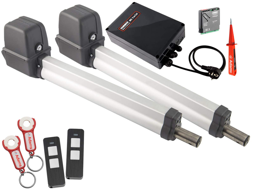 Sommer Twist 200E Drehtorantrieb 2-flüglig Set 2 Stück Handsender 4026