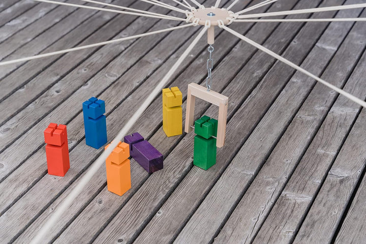 waelderspielzeug Fröbelturm - Teamspiel für Erwachsene und Kinder ab 8 Jahren - das Original aus hei