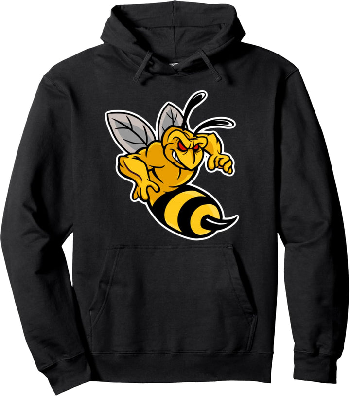 Wespen Bienen Cooles Logo Wespe mit Stachel Pullover Hoodie