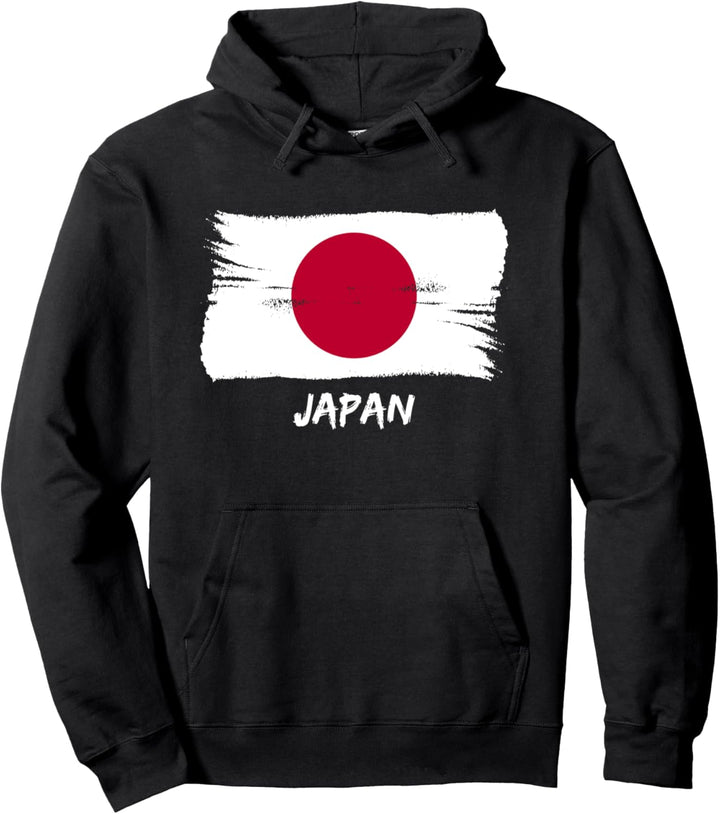 Japanische Flagge Japan Team Fan Pullover Hoodie