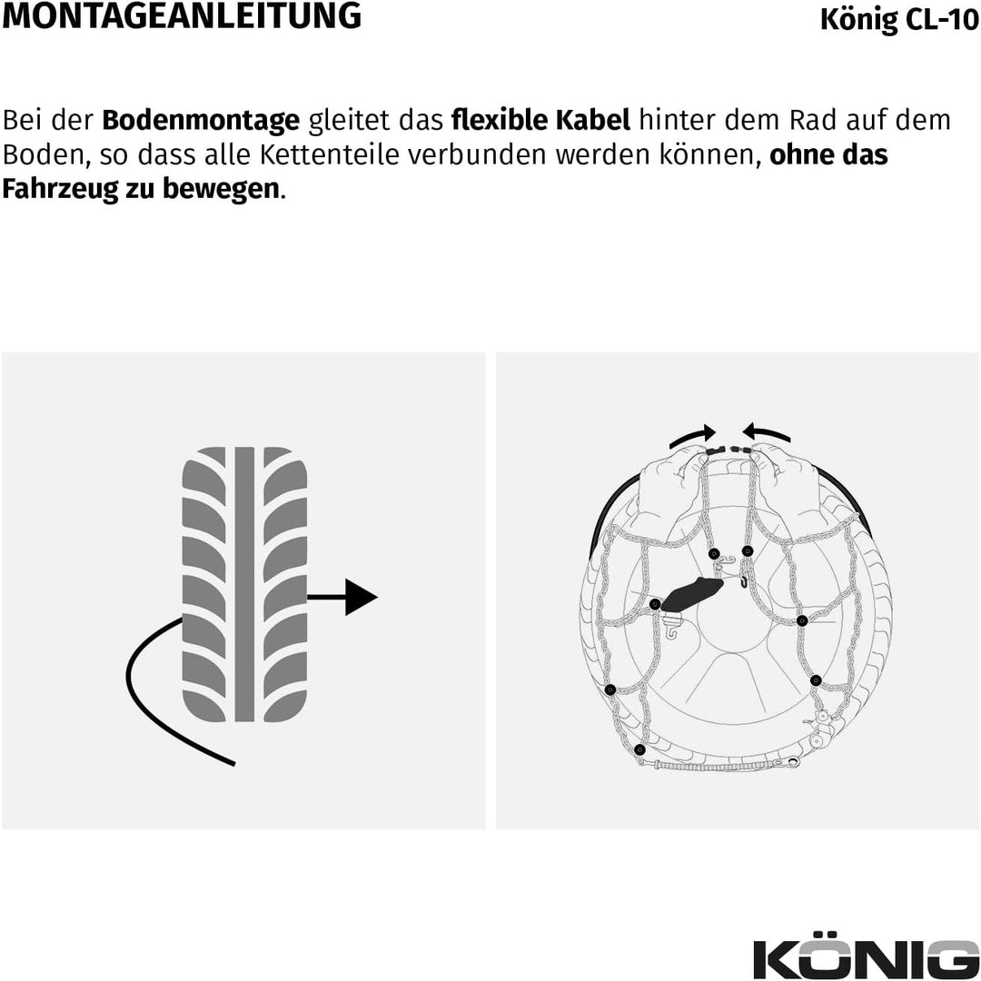 KÖNIG CL-10 105 - Schneeketten, CL-10 105