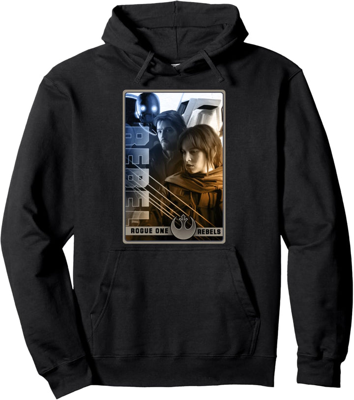 Star Wars Rogue One Rebellion Hero Poster Pullover Hoodie