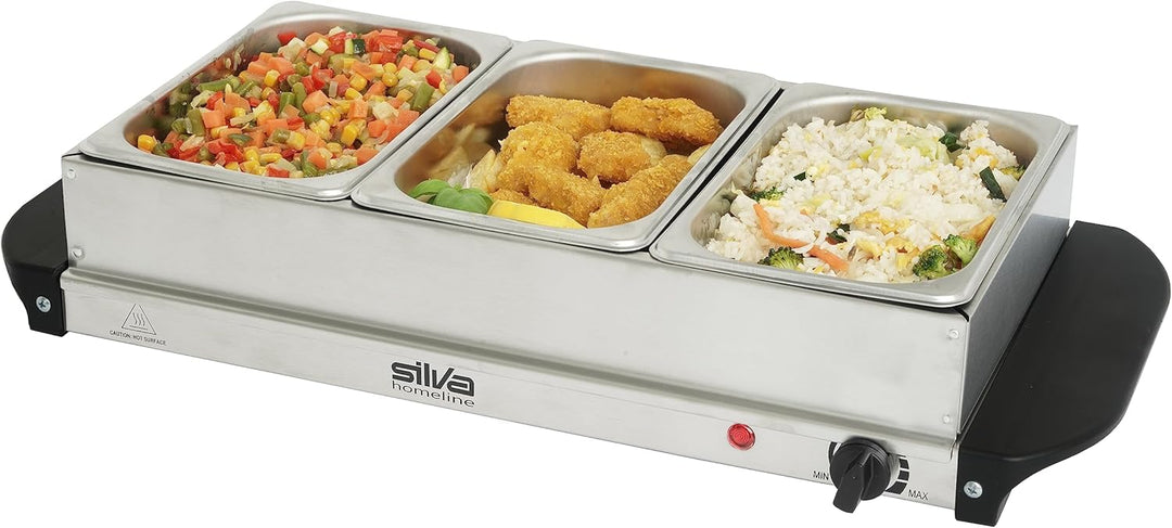Stay Hot SH 3.1, 2-in-1 Buffetwärmer &amp; Warmhalteplatte, 200 Watt, Ideale Lösung für Buffets, Partys