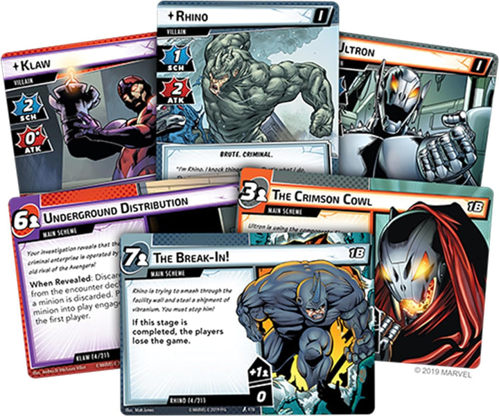 Fantasy Flight Games, Marvel Champions: Base Game, Card Game, Ages 14+, 1-4 Players, 45-90 Minute Pl