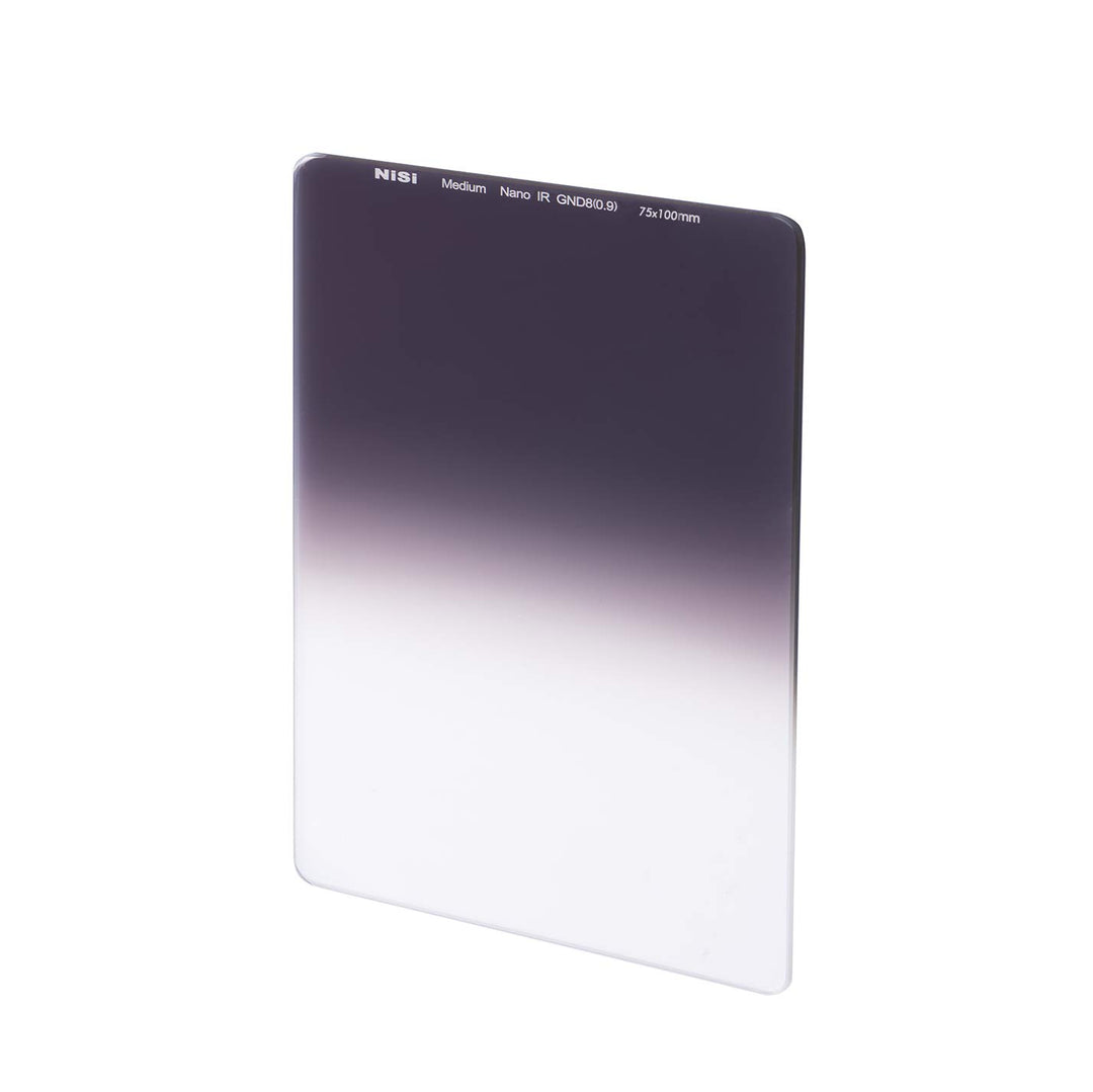 NiSi Graduated ND Filter 75x100mm Medium GND8 (0.9 / 3stop) Medium Grad-ND Medium GND8, Medium Grad-