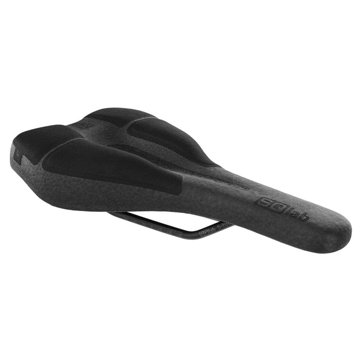 SQlab Unisex – Erwachsene GmbH Trekking Fahrradsattel 14 cm Schwarz, 14 cm Schwarz