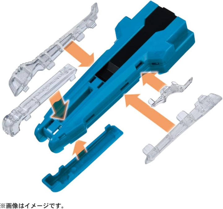 Beyblade X Beyblade X BX-42 Rubber Custom Grip Blue Ver.