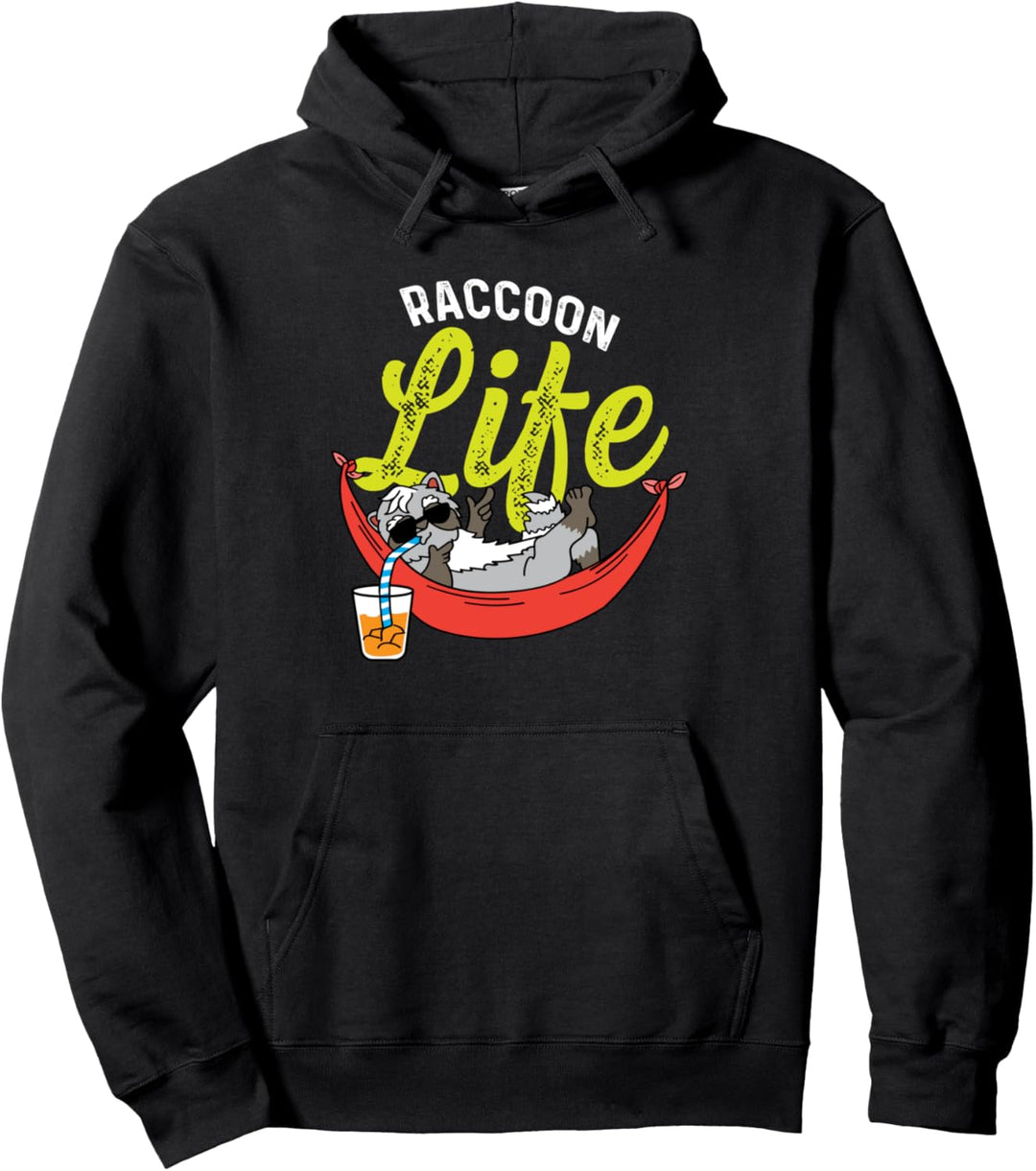 Racoon Life Traveler Pullover Hoodie
