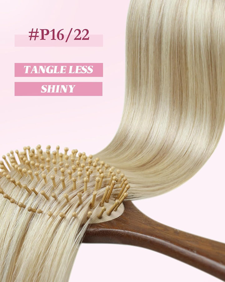 YoungSee Extensions Echthaar Microring Blond Microring Extensions Echthaar 1g 40 cm Microring Hair E