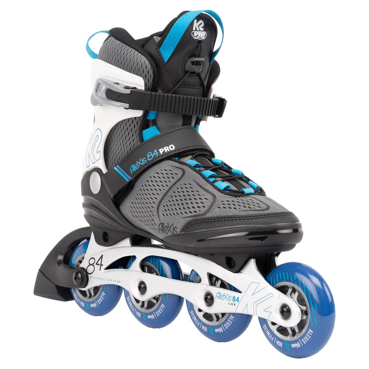 K2 Damen Alexis 84 Pro Inline Skates EU: 40.5 (UK: 7 / US: 9.5) grey - blue, EU: 40.5 (UK: 7 / US: 9