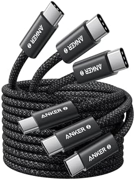 Anker 240W USB C Kabel [2 Stück 1,8m]+Anker 250W USB C Ladegerät