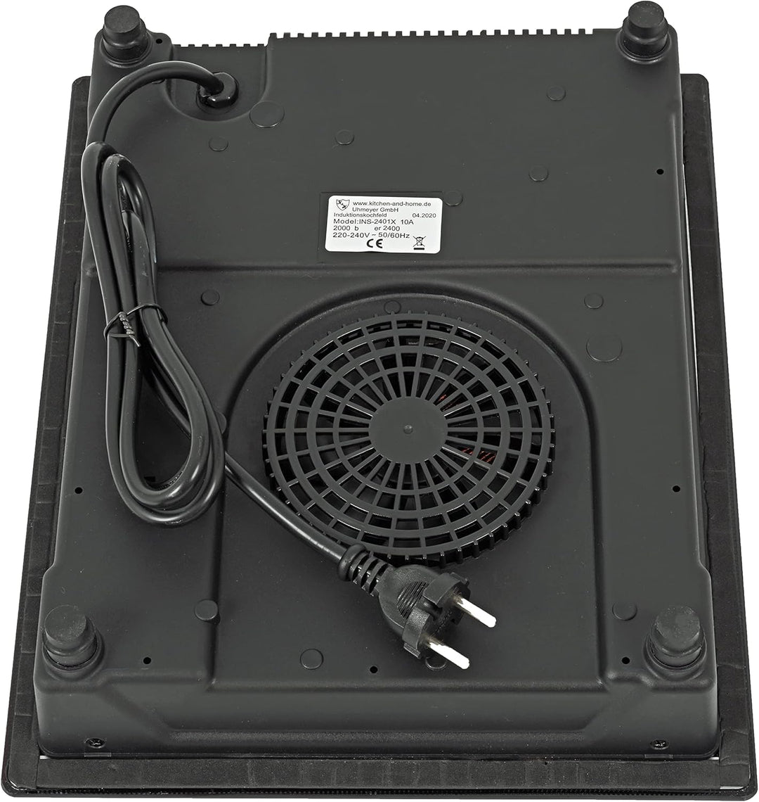 K&amp;H® Einzel 1 Zone Induktionskochfeld 31cm Autark Eingebaut INS-2401X