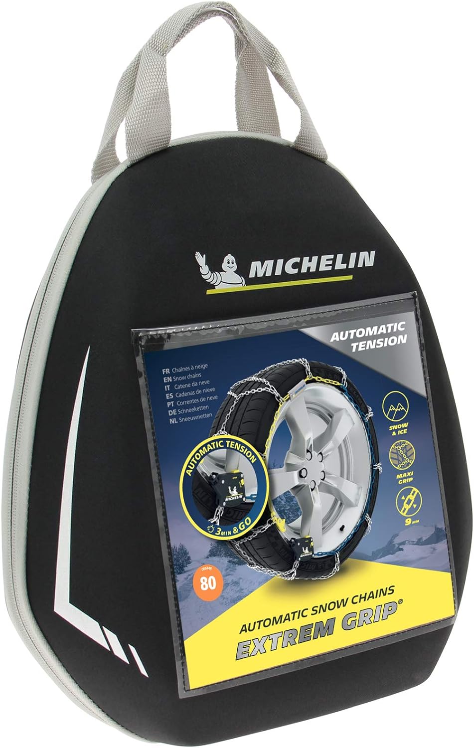 MICHELIN Schneeketten extremer Halt, automatische Spannung N°80, N°80