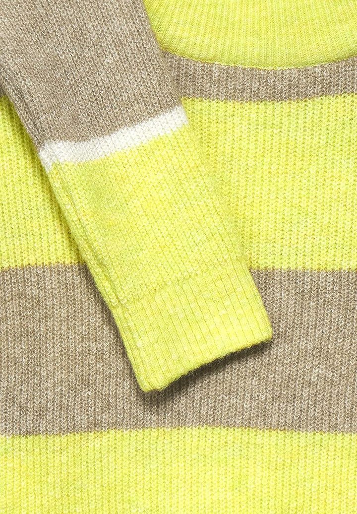 CECIL Damen 301384 Pullover, Nordic Yellow Melange, XL