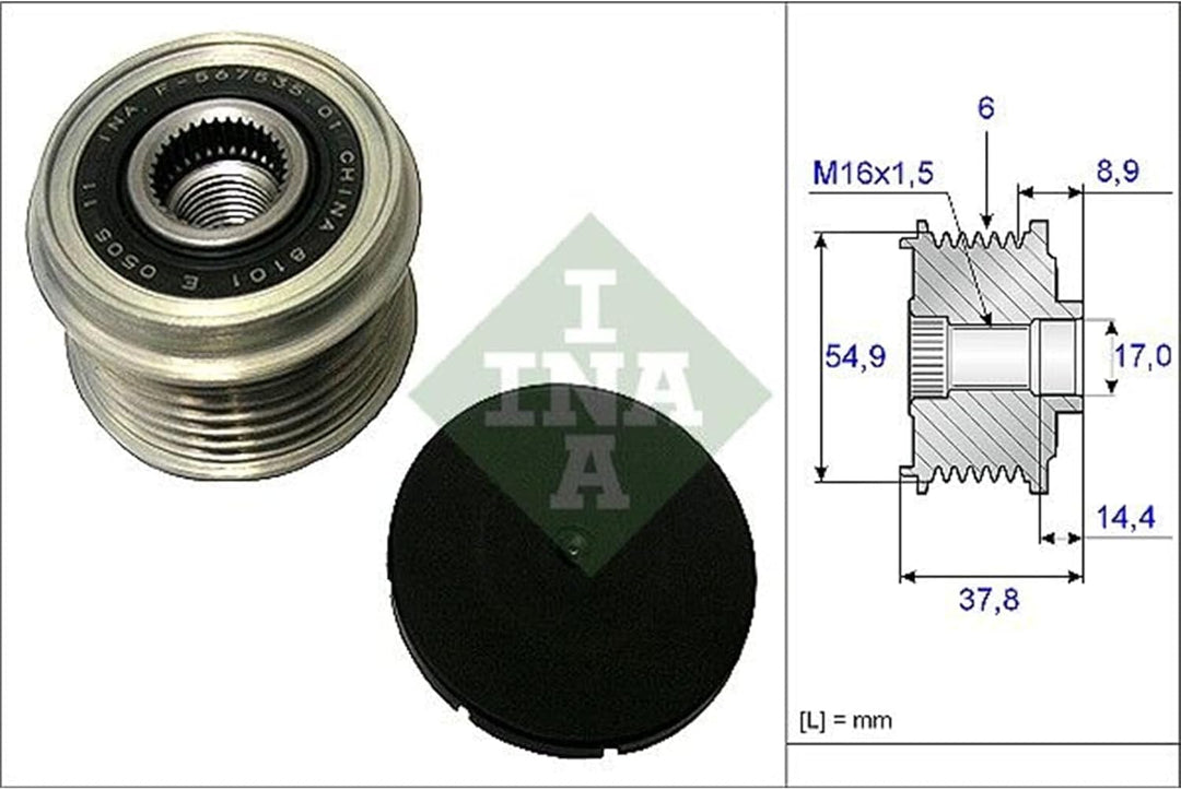 INA 535 0217 10 Generatorfreilauf
