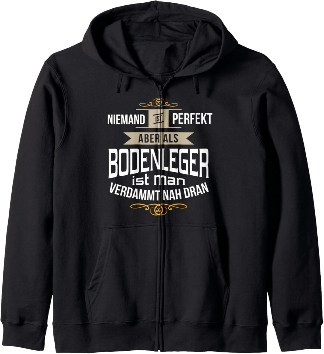 Lustiges Bodenleger Design Kapuzenjacke