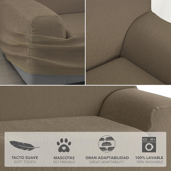 Martina Home Emilia Sofabezug, Leder, 3-Sitzer 3 Sitzer Leder, 3 Sitzer Leder