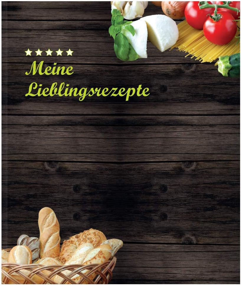 PRICARO Rezeptordner mit Rezeptblock "Mediterran", A5