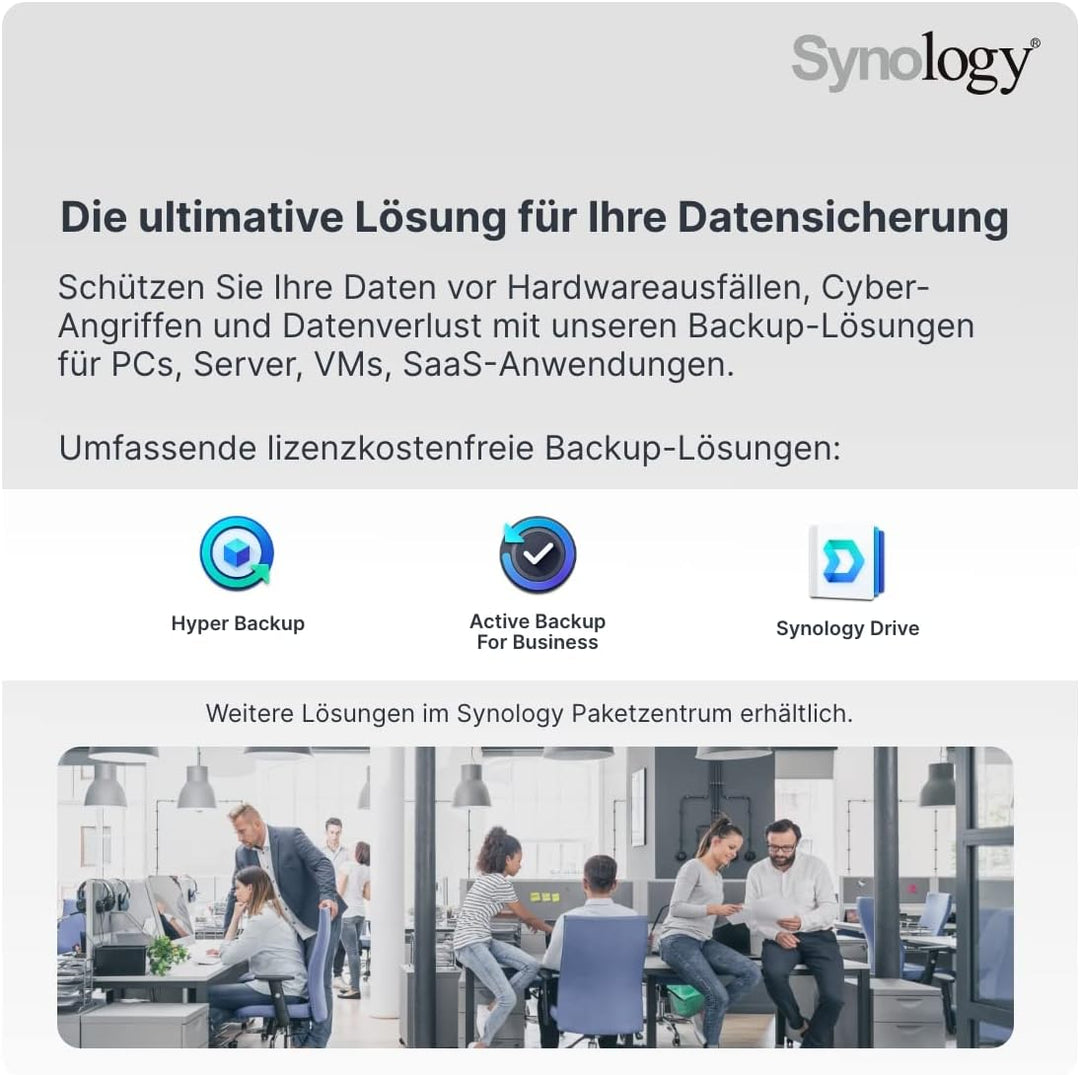 Synology DS2422+ 12-Bay Desktop-Modell, schwarz