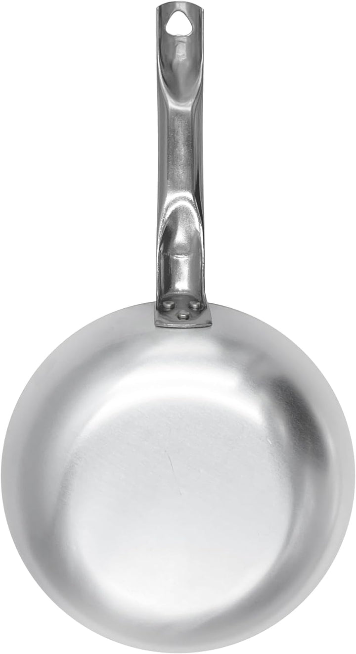 Pentole Agnelli ALMA111B40 Hohe Bratpfanne, röhrenförmiger Griff, professionelles Aluminium, 40 cm,