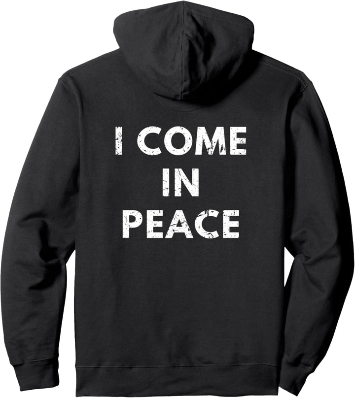 Husband Wife I Come In Peace, lustige Zitate Pullover Hoodie