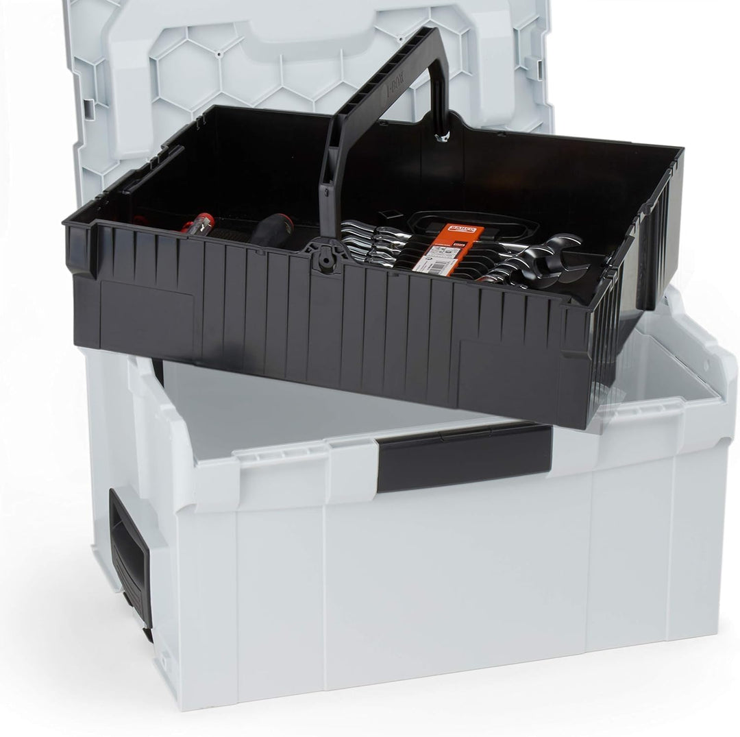 Bosch Sortimo L-BOXX 238 Grösse 3 schwarz | mit Einhängeeinsatz schwarz | Transportsystem Werkzeug |