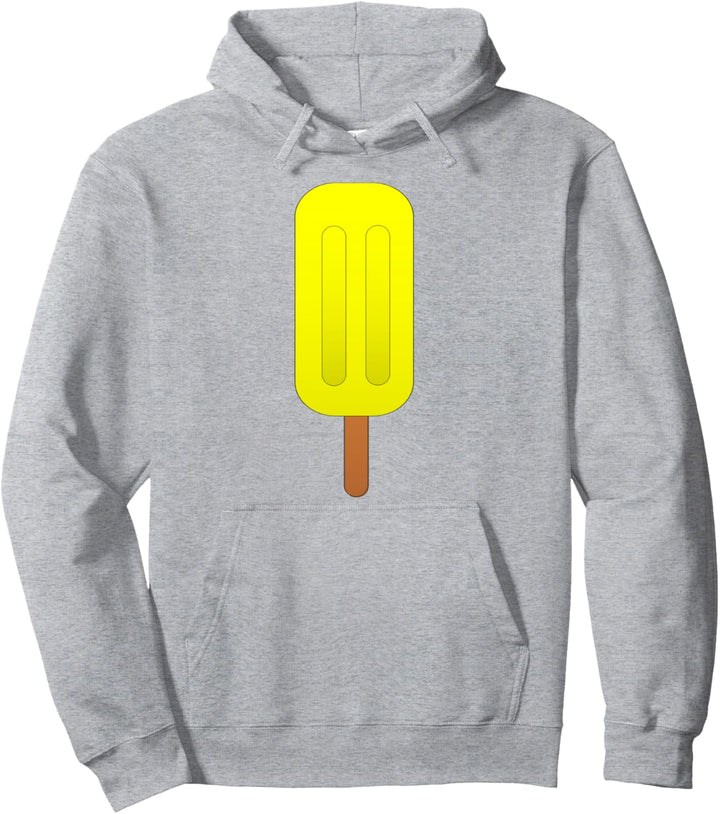 Gelbes Eis am Stiel Pullover Hoodie