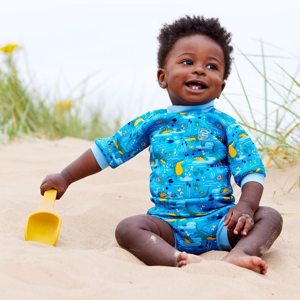 Splash About Happy Nappy-Schwimmanzug Crocodile Swamp 12-24 monate, Crocodile Swamp 12-24 monate