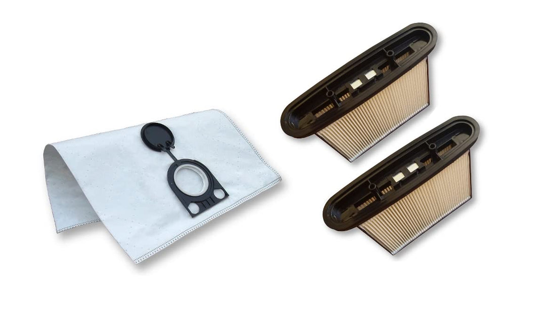 10 Staubsaugerbeutel Kallefornia K912 + 2 auswaschbarer Filter K749 für Eibenstock DSS 25 M