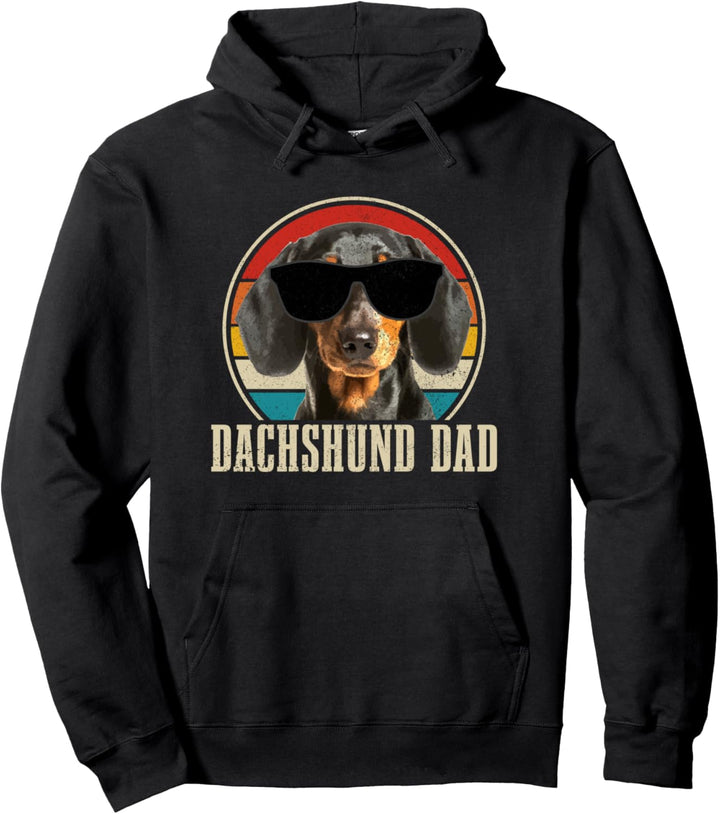 Dackel Hund Vintage Lustiges Hunde Pullover Hoodie