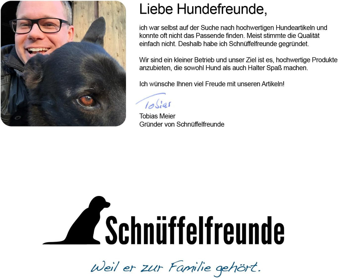 Schnüffelfreunde Hundeleine aus Leder - Führleine (180cm, Beige) 180cm Beige, 180cm Beige