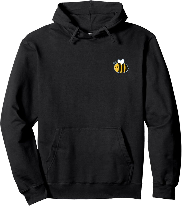 Niedliche lächelnde Hummel-Honigbienen-Grafik Pullover Hoodie