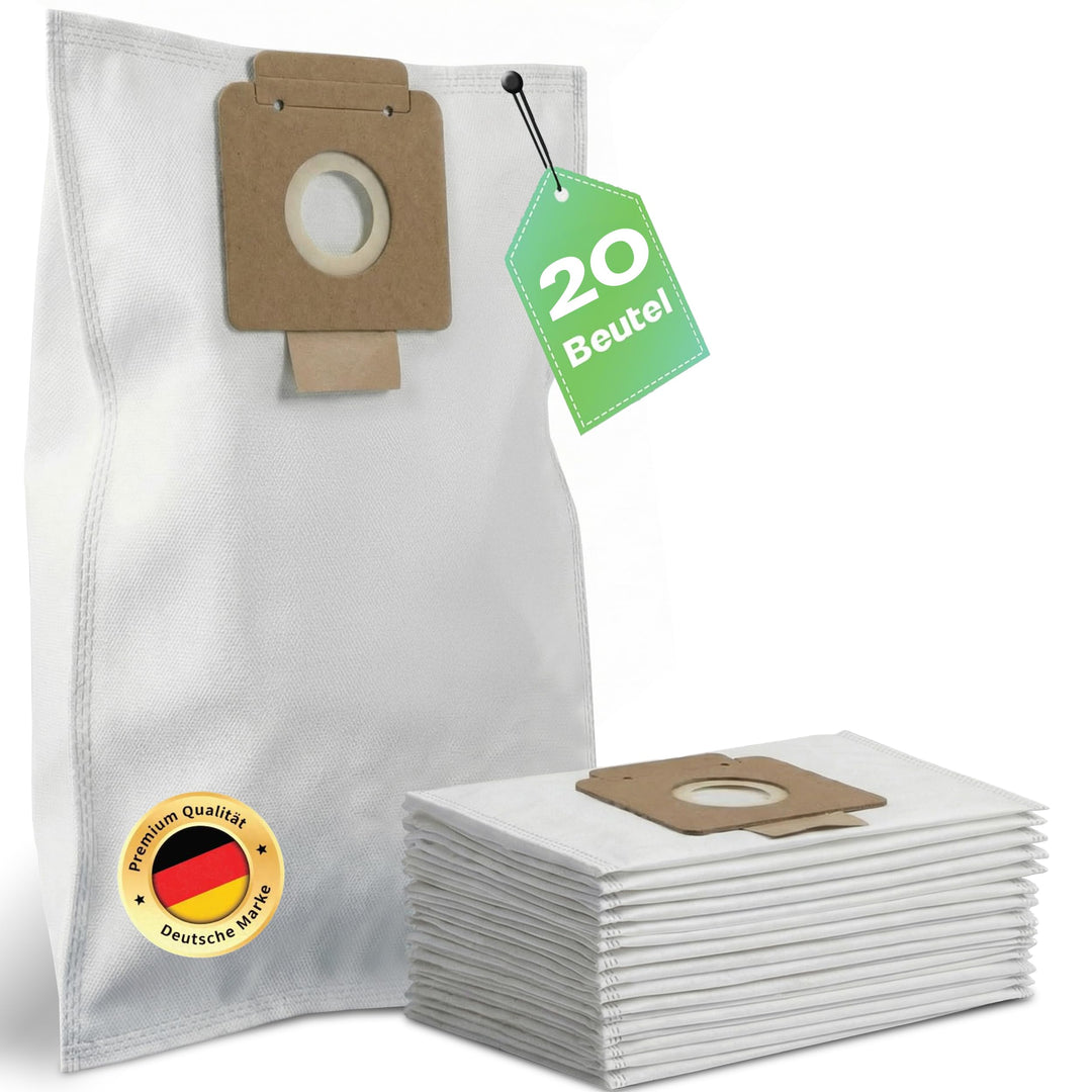 20 Staubsaugerbeutel passend für Kärcher Staubbeutel 6.904-084.0, 6.904-333.0, Serie Kärcher T7/1, T