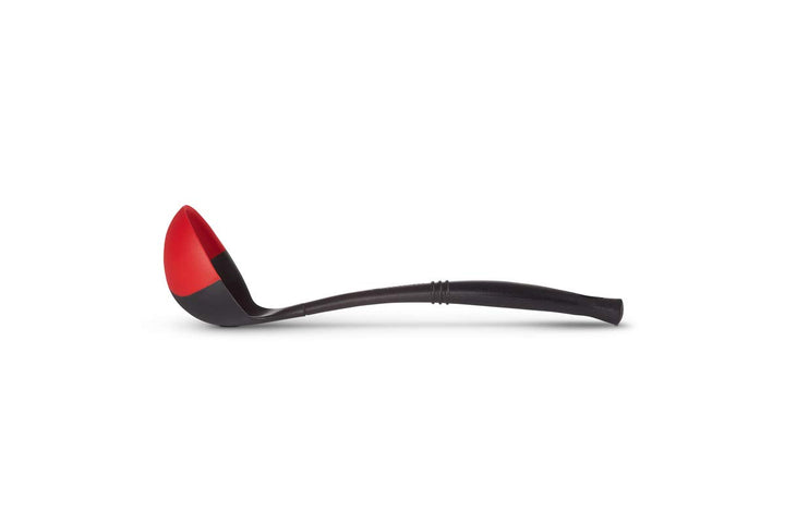 Le Creuset Schöpflöffel Premium Edge, Silikon/Nylon, Kirschrot, 93100400060008, Schöpflöffel