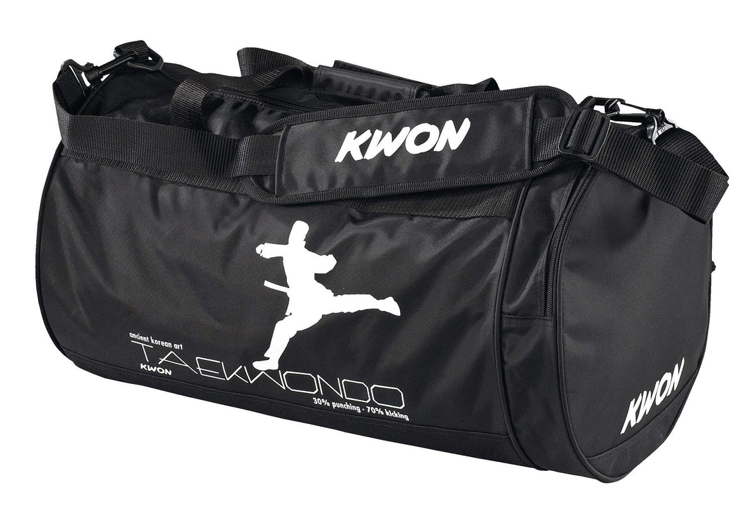 Kwon Trainingstasche Taekwondo, schwarz 48 x 24cm Schwarz, 48 x 24cm Schwarz