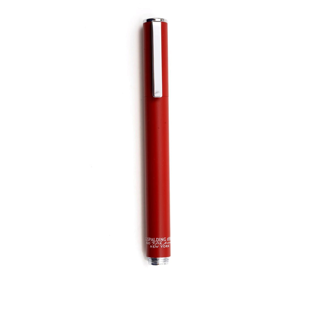Tintenroller A.G. Spalding & Bros. Compact aus Stahl mit matter Farbe (rot), rot