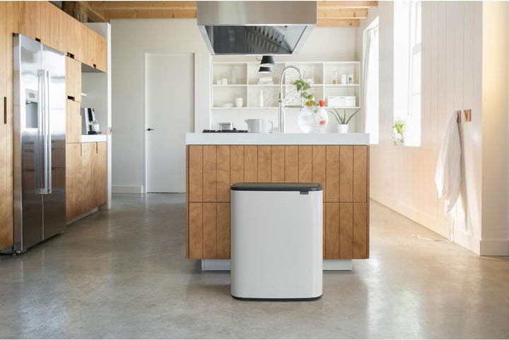 Brabantia Mülleimer, Weiss, 60 Liter 1 Inneneimer (60L) White, 1 Inneneimer (60L) White