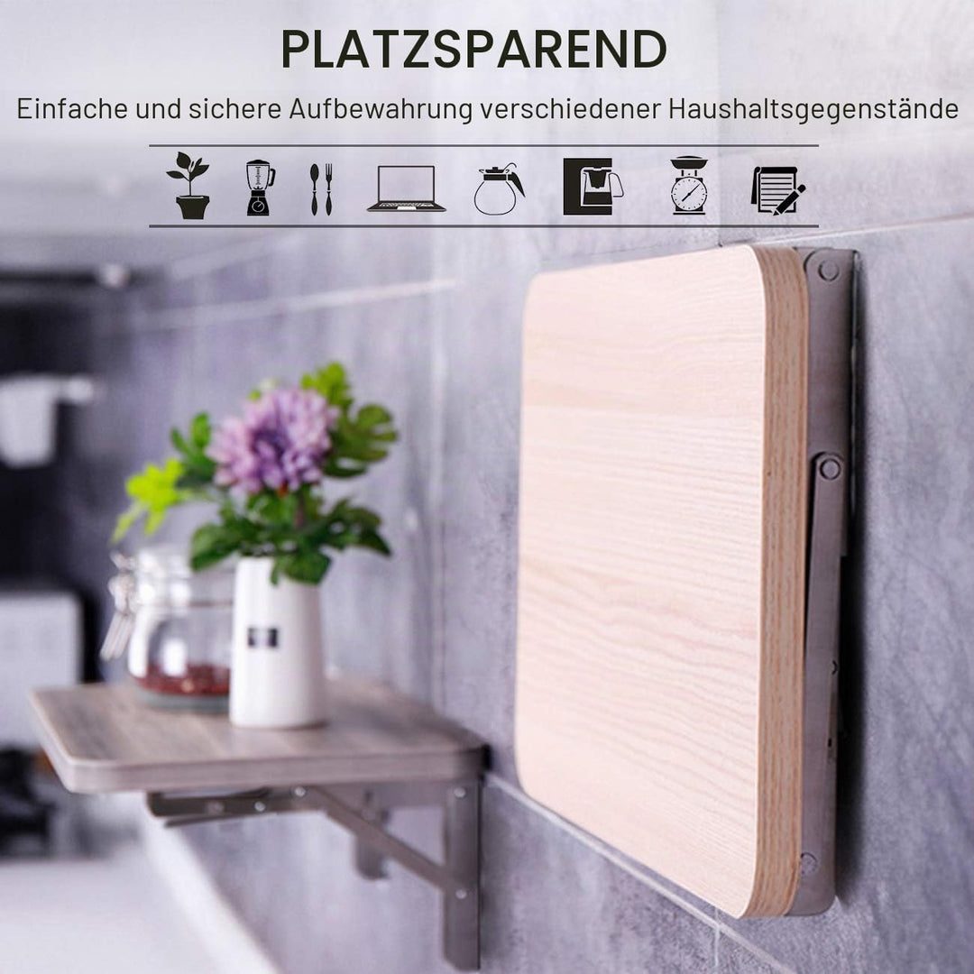YUMORE Klappkonsole Schwerlast 300mm,YUMORE Regalträger Klappbar Edelstahl Klappregalhalterungen Wan