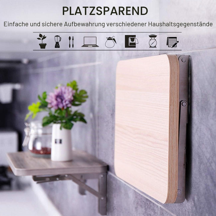 YUMORE Klappkonsole Schwerlast 300mm,YUMORE Regalträger Klappbar Edelstahl Klappregalhalterungen Wan