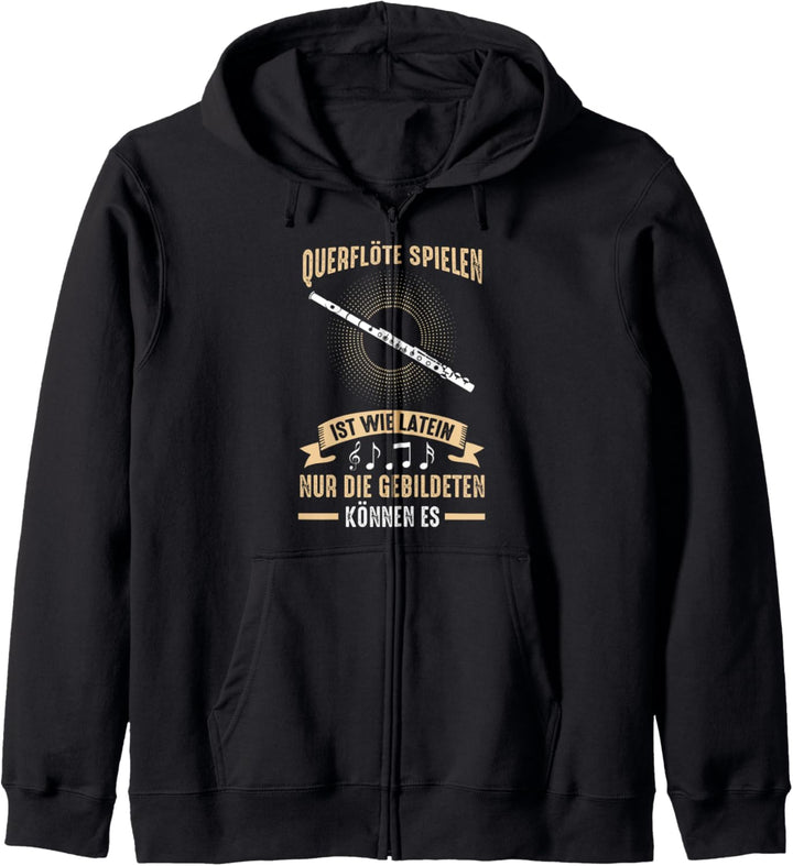Querflöte Flöte Flötist Flötenspieler Musikverein Kapuzenjacke