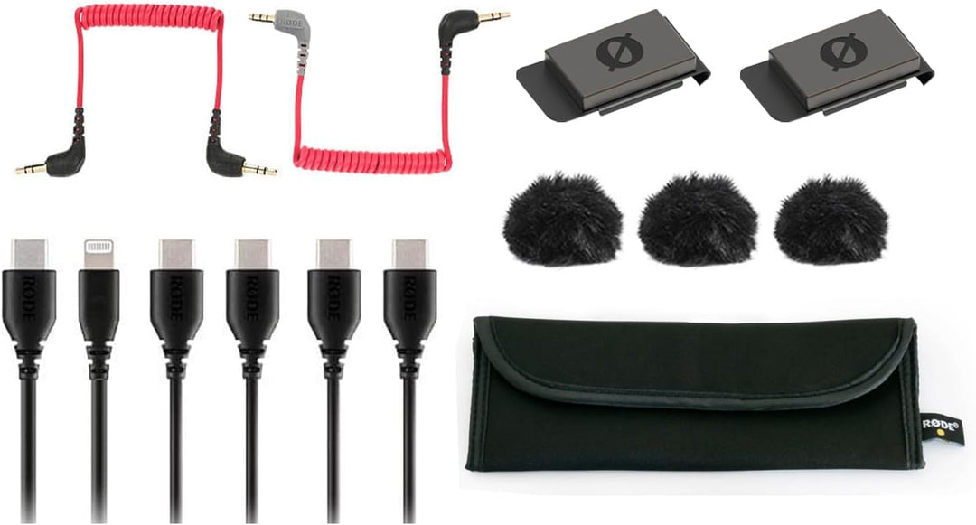 Rode Wireless ME Dual Mikrofon Funksystem + 2X Lavalier GO Ansteckmikrofon + keepdrum Mikrofasertuch