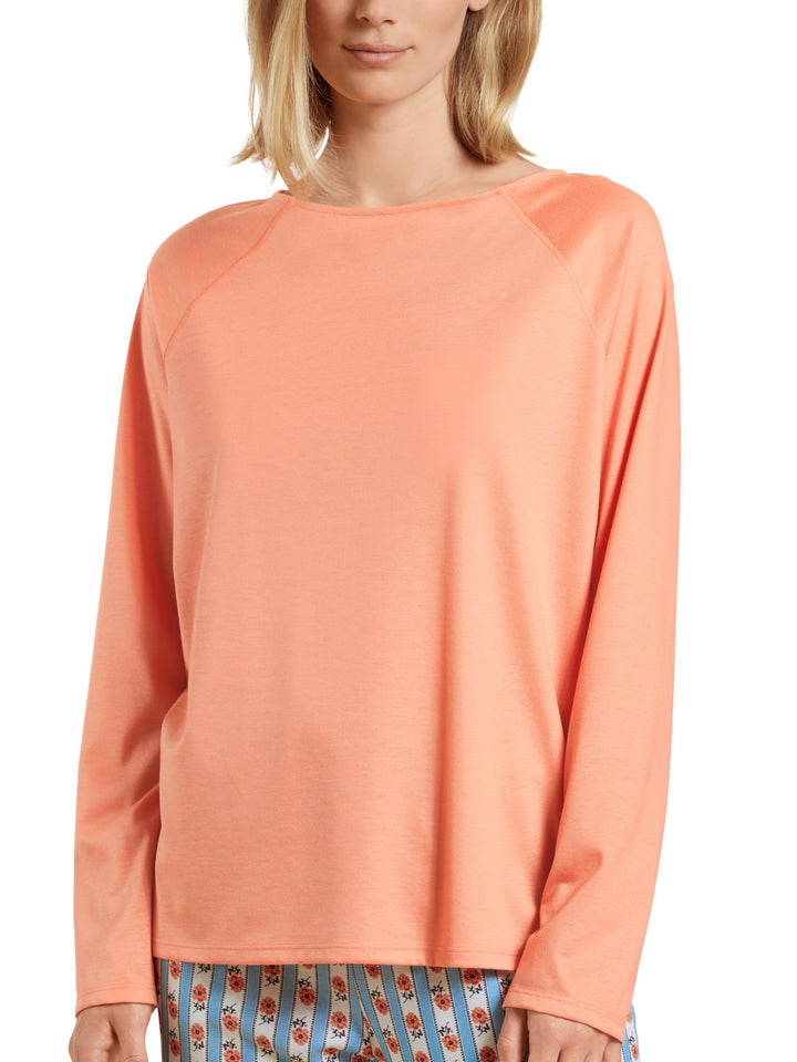CALIDA Favourites Langarmshirt Damen, aus 100% Baumwolle 40-42 Canyon Sunset, 40-42 Canyon Sunset