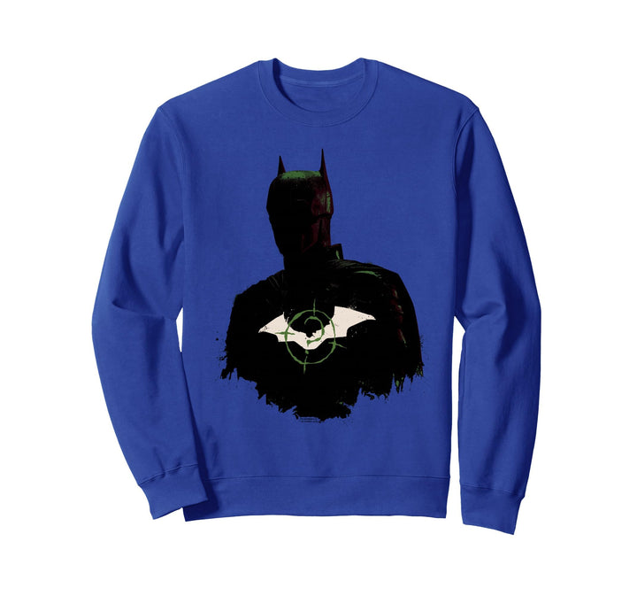 The Batman Silhouette with Riddler Logo Sweatshirt