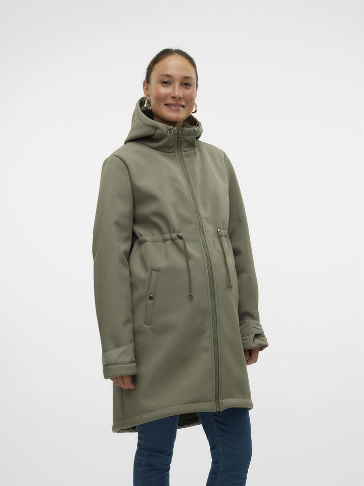 MAMALICIOUS Female Jacke Umstands-Jacke | Jacket Smokey Olive XS, Smokey Olive XS