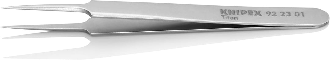 KNIPEX Titanpinzette Mattiert Glatt 110 mm, 92 23 01