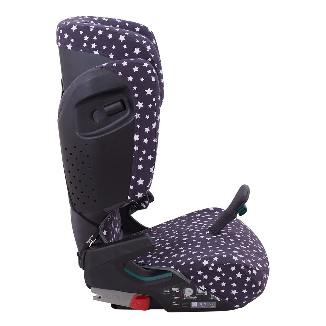 JYOKO Kids Bezug kompatibel mit Britax Romer Kidfix, aus Baumwolle (Romer Kidfix I-Size, Winter Sky)