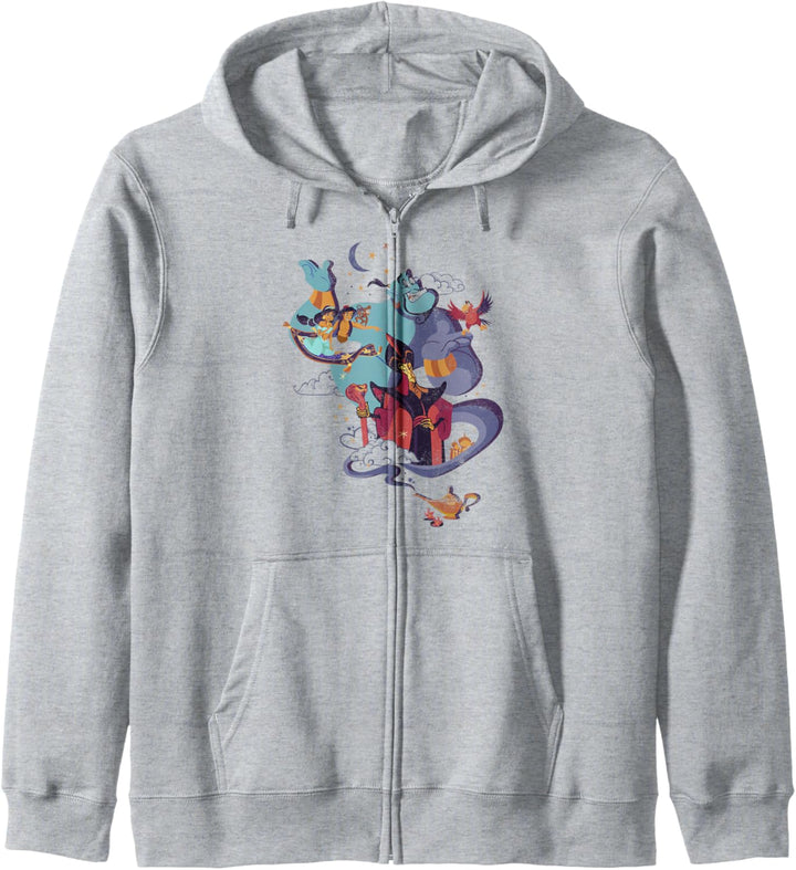 Disney Aladdin Vintage Group Shot Night Portrait Kapuzenjacke