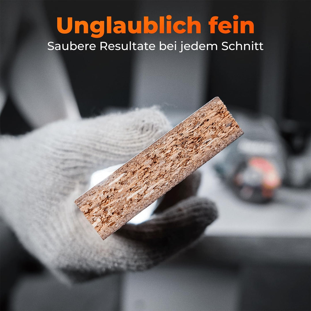 BAUBECK Sägeblatt 85x15 inkl. 10mm Reduzierring - Multi Material Feinschnitt - Sägeblatt 85mm für Ho