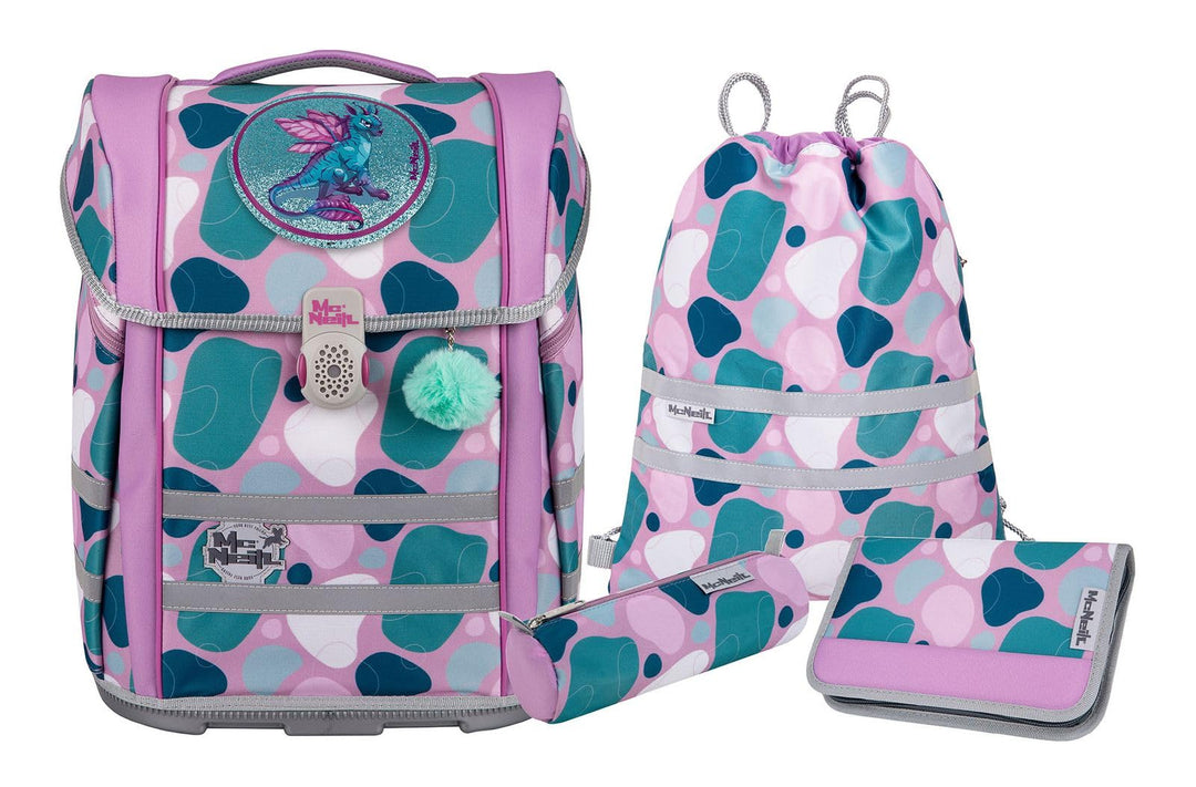 McNeill Schulranzen-Set PERFECTO, 5tlg. - Kollektion 2024, Barba